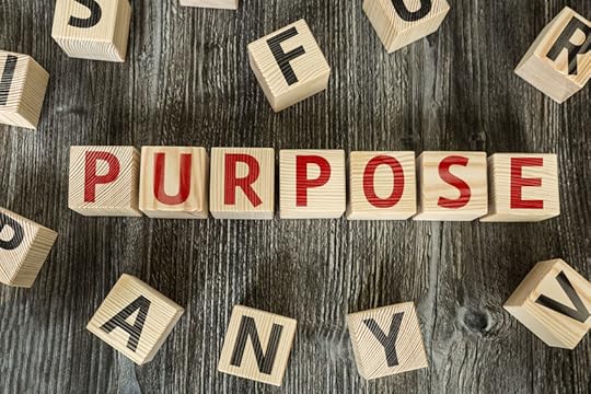 50695205 - wooden blocks with the text: purpose