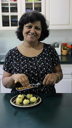 Me grating orange zest
