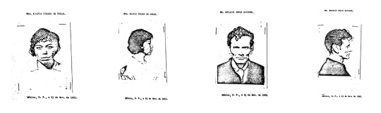 The Mexican Police Mug Shots of Silvia Tirado De duran and Horacio Duran Navarro