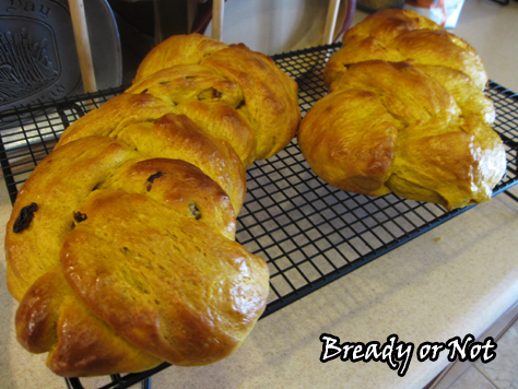 Bready or Not: Ginger Pumpkin Braided Bread 