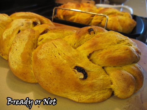 Bready or Not: Ginger Pumpkin Braided Bread 
