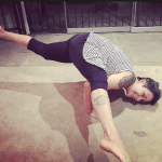 @mindfulyogithug doing savasana