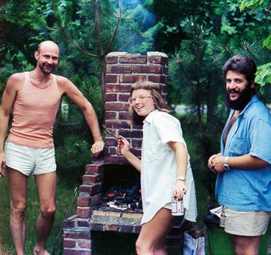 Douglas Crimp with Cindy Sherman and Robert Longo, 1977. Photograph by Helene WinerCourtesy Douglas Crimp