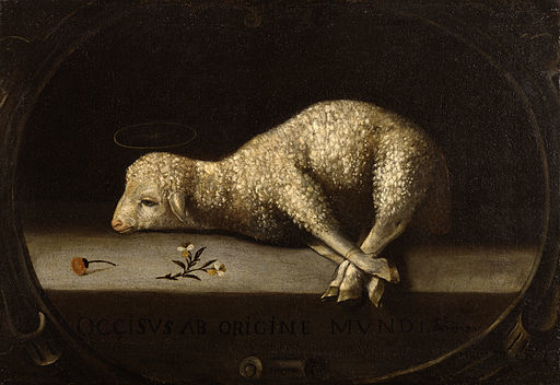 Does bless go back to the sacrifice of such an innocent creature? Not bloody likely, as Eliza Doolittle would put it.