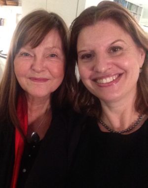 En författarkollega - Ewa Swedenmark - kom också och lyssnade.