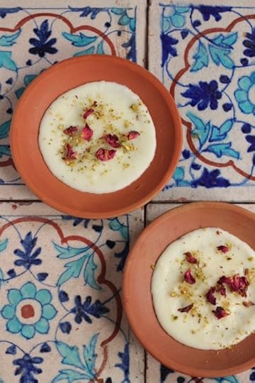 Firni Ground Rice Pudding with Cardamom and Rose Water