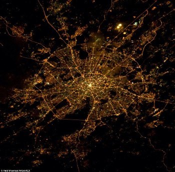 city from space