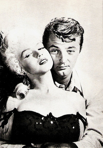 Marilyn Monroe and Robert Mitchum in River of No Return (1954)
