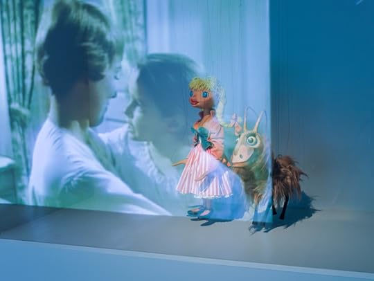 Ellen Cantor, Within Heaven and Hell, 1996. Video/audio plays over Bill Baird's