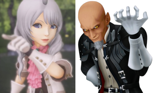 Ansem, Seeker of Darkness, also wears the same gloves (and has beautiful silver hair to rival Enna's)
