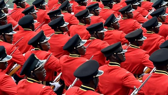 Military parade at the inauguration of President John Magufuli in November 2015. Image Credit: GCIS