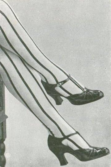 A favourite of the 1920s New Woman: striped stockings
