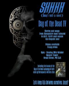 Evil man gesturing silence, quiet isolated on black background