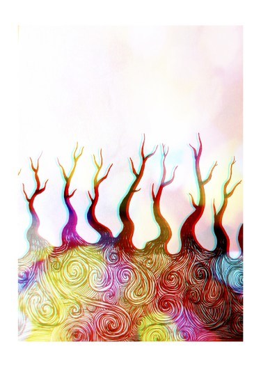 My play-around image for Christopher Reuben and the Curious World beneath His Garden