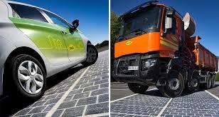Wattway solar panels can stand up to the deadweight of cars and large trucks; and even withstand snow plowing.