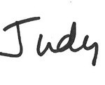 Judy's signature