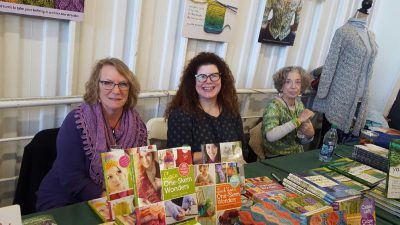 Storey Publishing signing table at rhinebeck