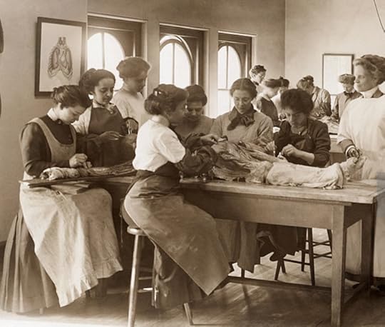 Women's Medical School, Philadelphia. 1900. Dissection.