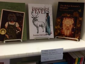 books on the shelf at Open Books