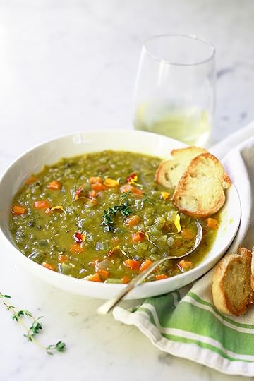 vegetarian slow cooker split pea soup