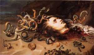 Medusa executed by Perseus