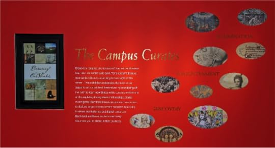 Wall Graphic for The Campus Curates; photo by Amy Bridgeman