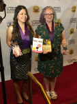 Here I am with Jacqui Letran, who won the Lumen Award for Liiterary Excellence in Nonfiction for her book, 