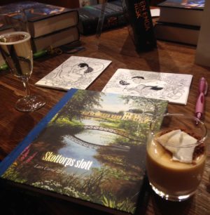 Bok, pannacotta och bubbel