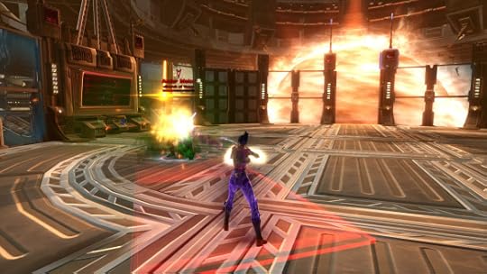 A star fortress boss in Star Wars: The Old Republic's Knights of the Fallen Empire expansion