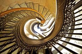 Spiral staircase at the Mechanics' Institute