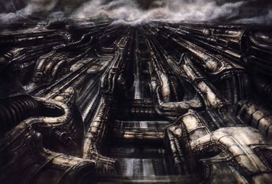 Unreal cities: Morris dedicates the final segment of his piece to HR Giger