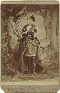 Lillie Langtry as Rosalind in 'As You Like It', by Lafayette (Lafayette Ltd), 1890 - NPG x46489 - © National Portrait Gallery, London
