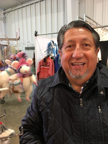 Lanart and the nice man in their booth