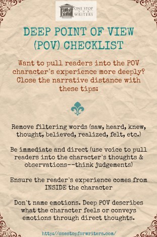 ONE STOP Deep POV Checklist