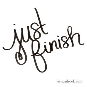 Just finish square with web address