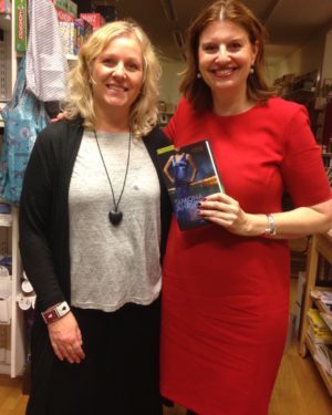 En gammal vän - Helena - dök upp. Så himla kul. Vi jobbade ihop for typ 25 år sedan