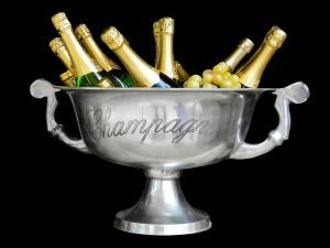Bottles of champagne