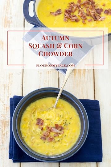 Autumn Squash and Corn Chowder recipe with this weeks Target Deals buy 3 get 1 free via flouronmyface.com #ad #FallFamilyCooking