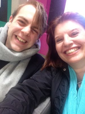 Jag stötte ihop med Christoffer Carlsson på Sveriges radio. 