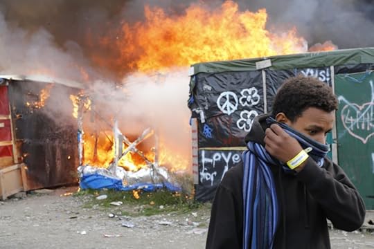 Image result for anarchists defend calais refugee camp