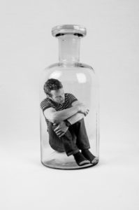 guy in bottle