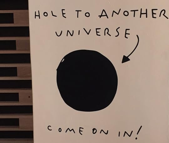 Hole to another universe