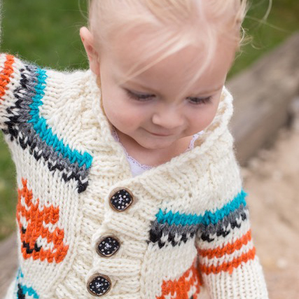 Fox Hills Toddler CardiGet the Kit!
