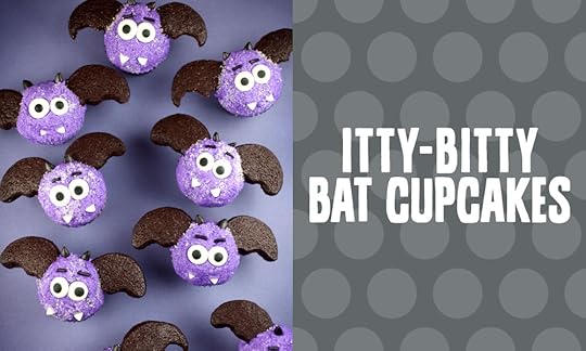 Itty Bitty Bat Cupcakes