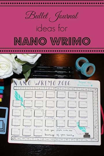 Bullet Journal NaNoWriMo Spreads