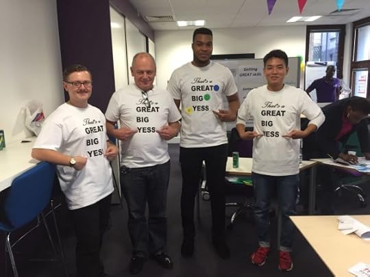 Callum Morrison with students
