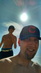 Behind me is the lead drummer and cellist of AELIOS.