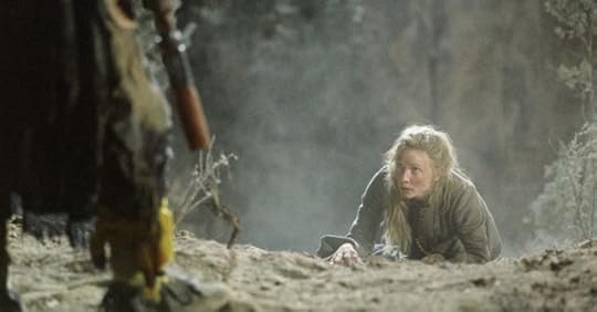 Cate Blanchett en un fotograma de la película 'Desapariciones', basada en la novela La última galopada.