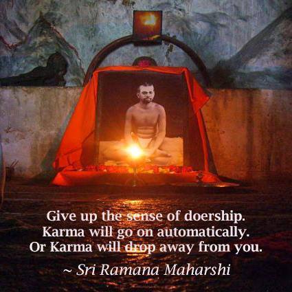 Give up the sense of doership