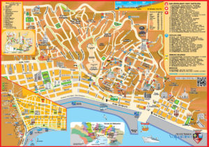 Tourist Map of Valparaiso Chile